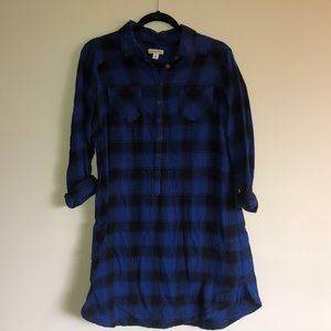 Flannel dress / long top